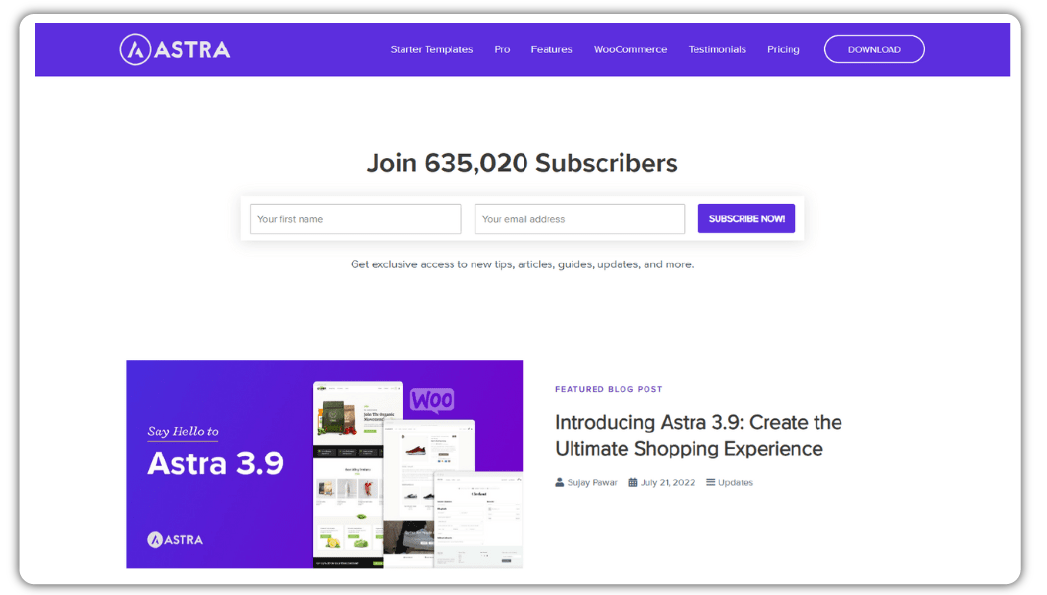 wp astra best woocommerce blog