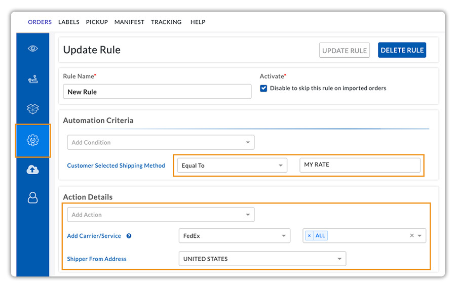 shipping rule