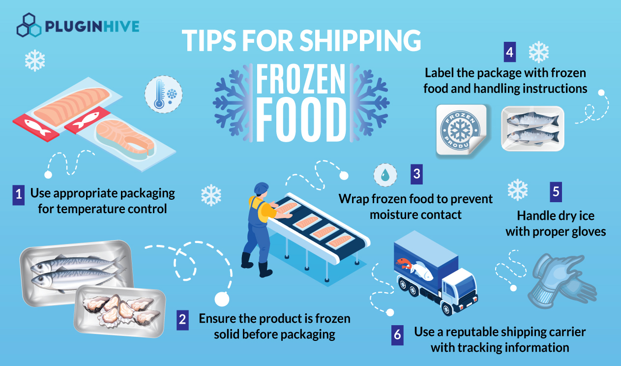tips for shipping frozen food 
