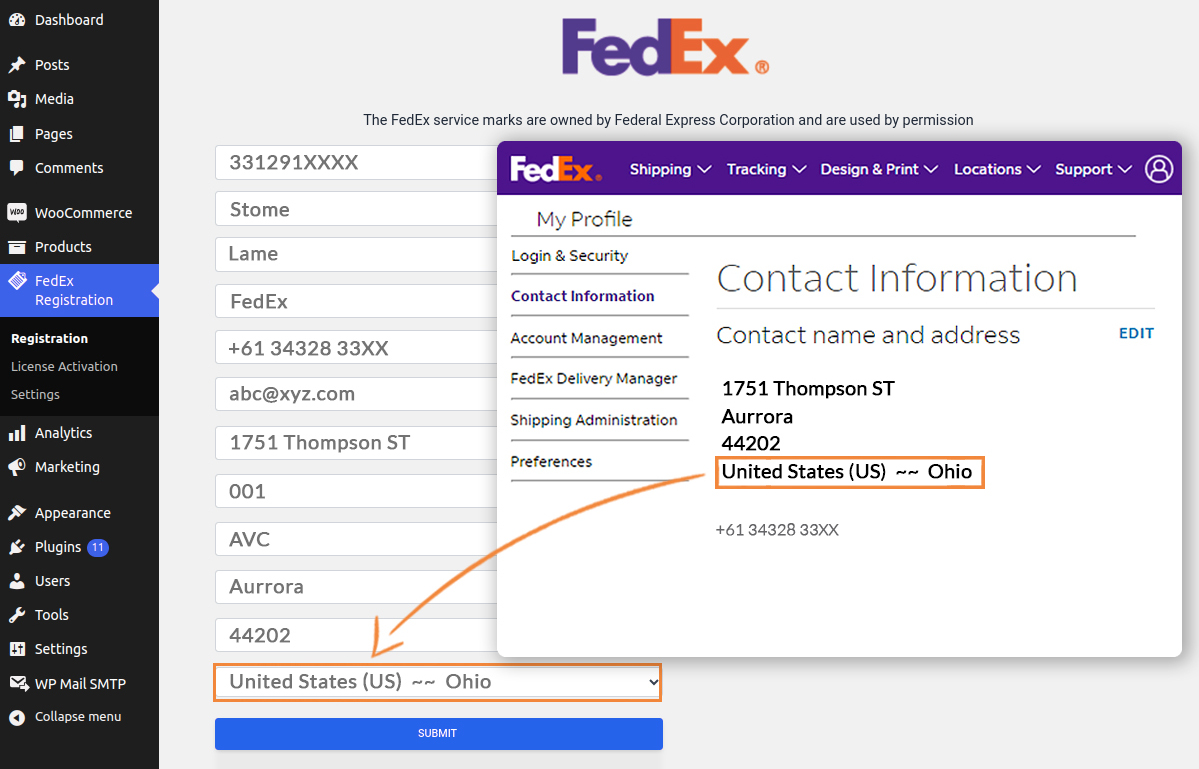 fedex registration