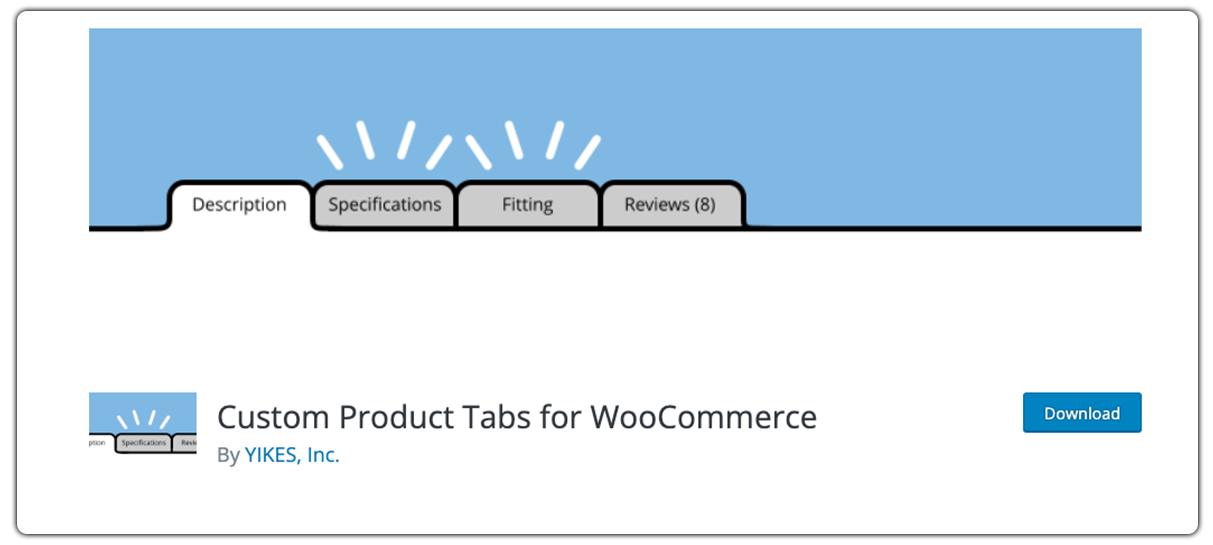 Custom Product Tabs for WooCommerce