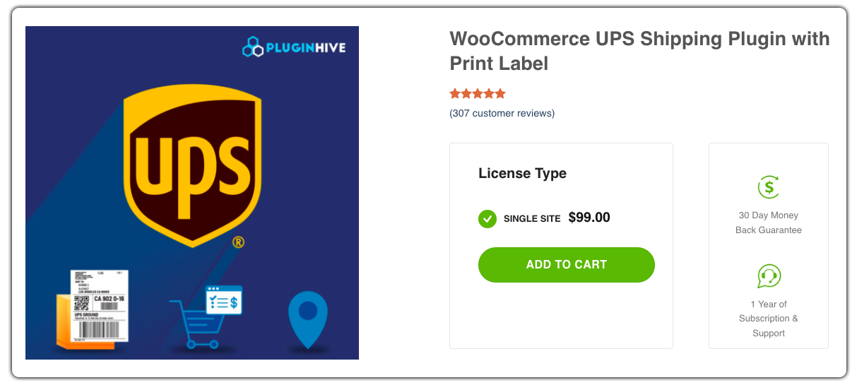 WooCommerce UPS Shipping Plugin