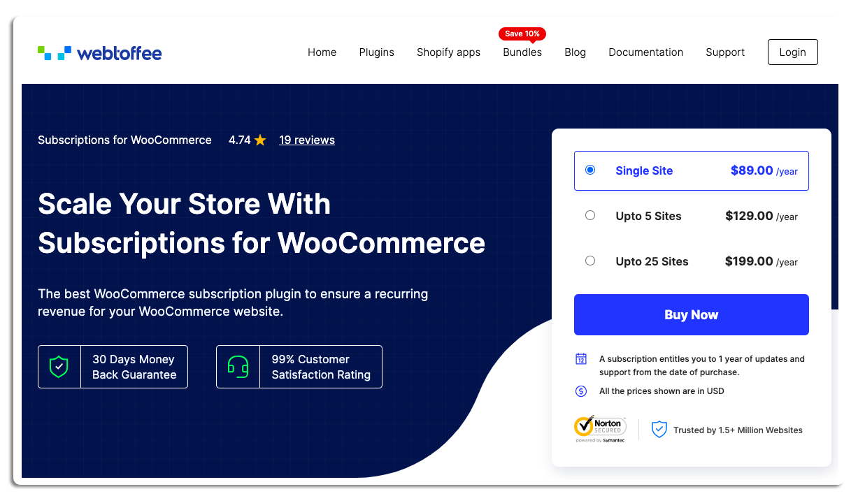 WebToffee WooCommerce Subscription