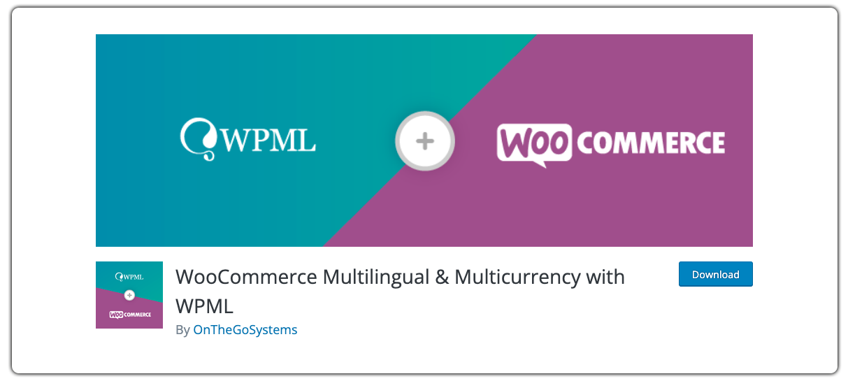 WooCommerce Multilingual & Multicurrency with WPML