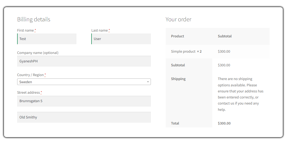 no-shipping-methods-available-on-woocommerce-cart