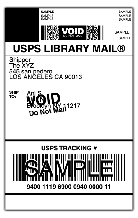 stamps.com usps shipping label