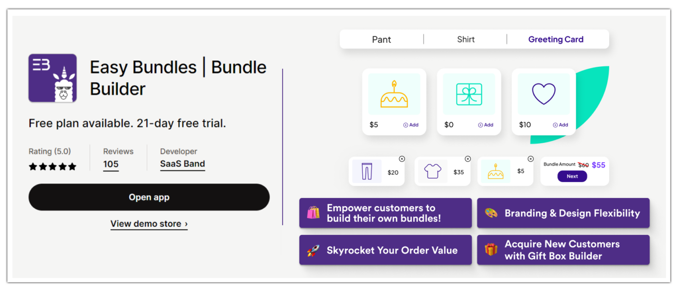 easy bundles shopify product bundles