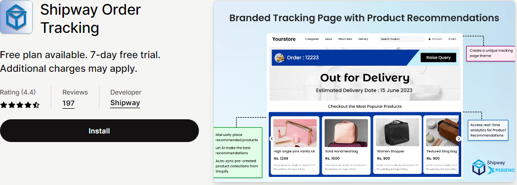 shipway order tracking