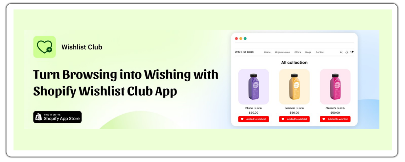wishlist club - shopify review