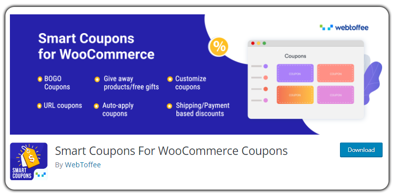 smart coupons for WooCommerce
