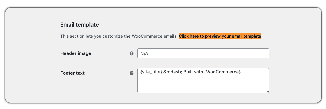 preview woocommerce emails