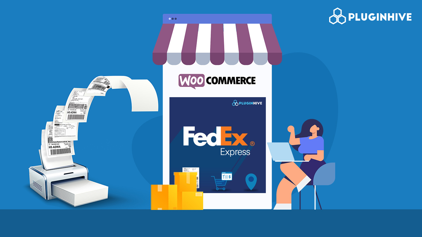 woocommerce fedex labels