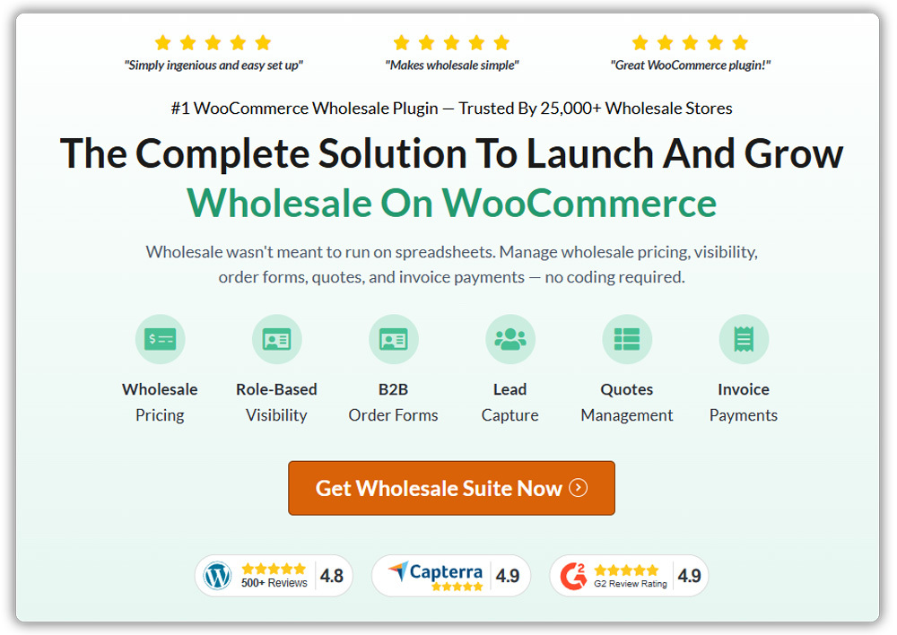 Wholesale Suite