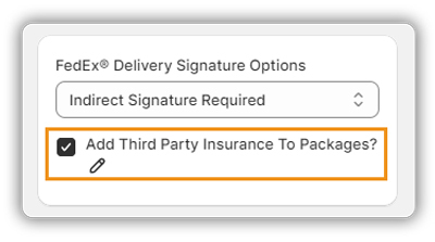 fedex third party insurance