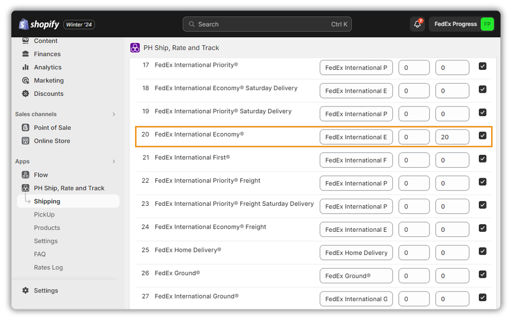 Display or Hide Estimated Delivery Dates for Different Products