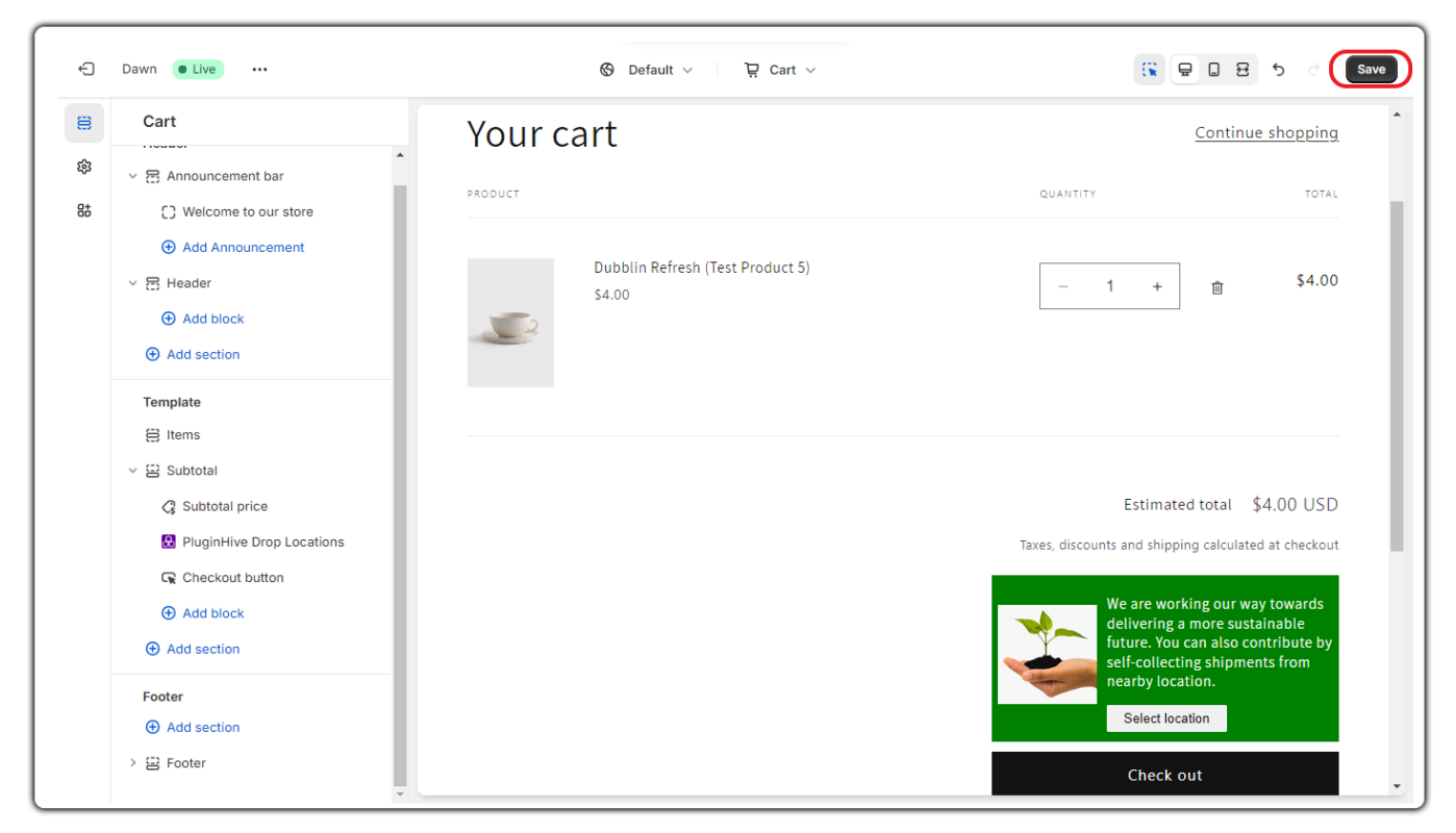 save shopify theme