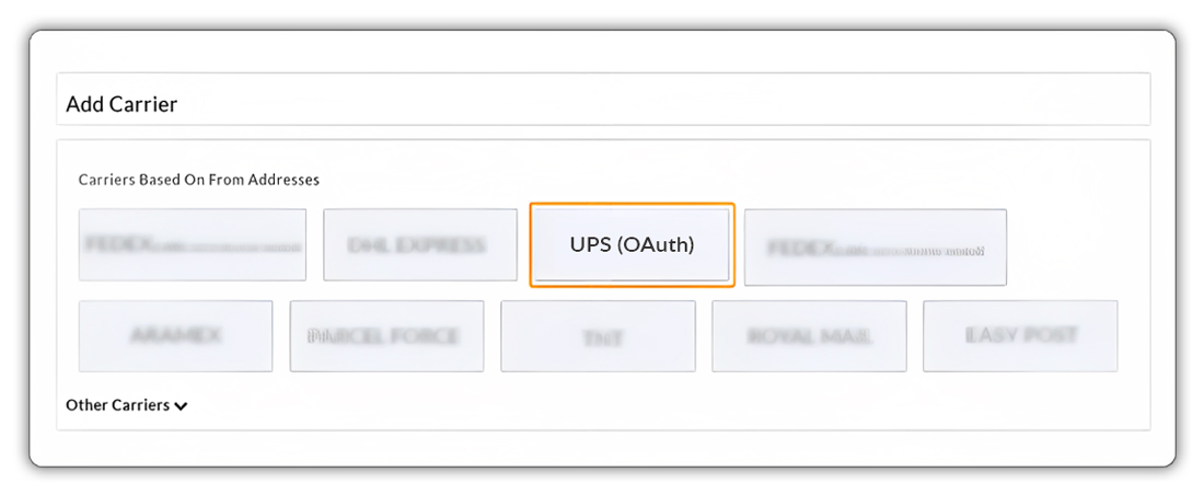 UPS OAuth