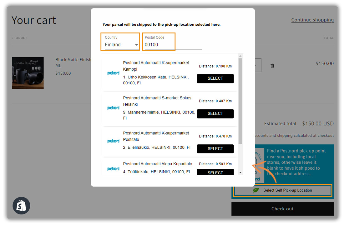 postnord service points