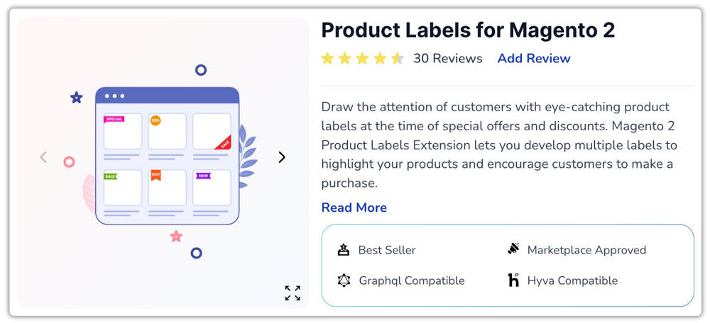 Product Labels for Magento 2 Extension