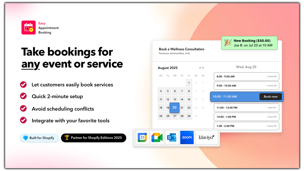 Easy Appointment Booking App