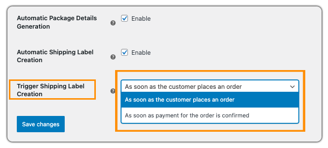 auto-generate aupost labels 