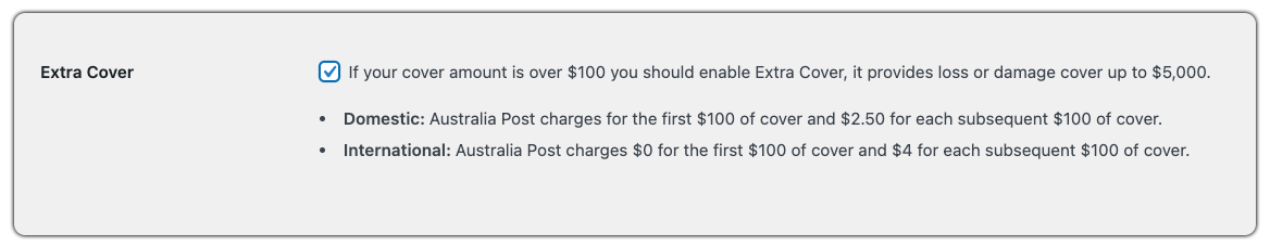 australia post mypost business extra coverage 