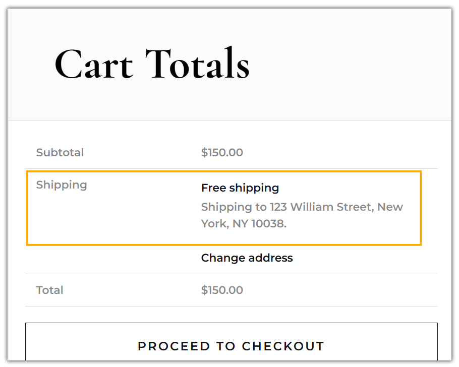 display/hide shipping methods