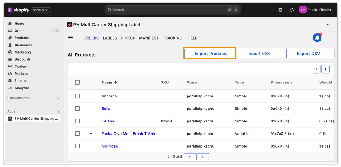 import products 