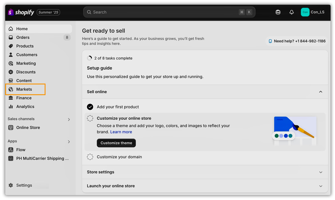 shopify market