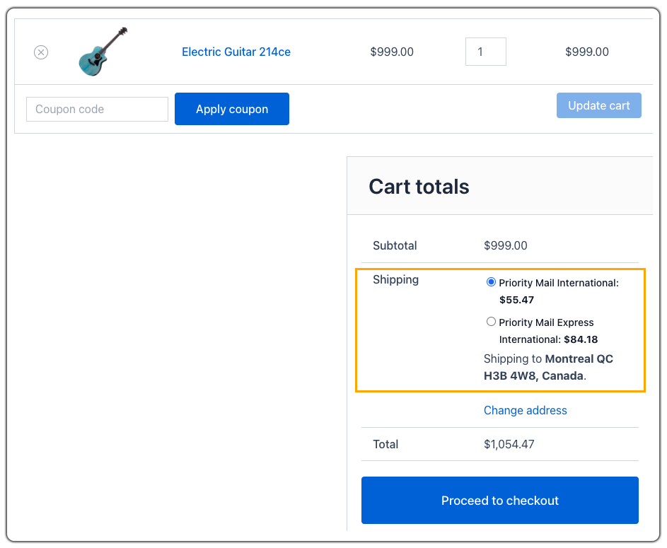 usps international shipping rates