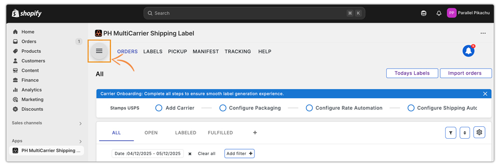 Accessing the Store Address