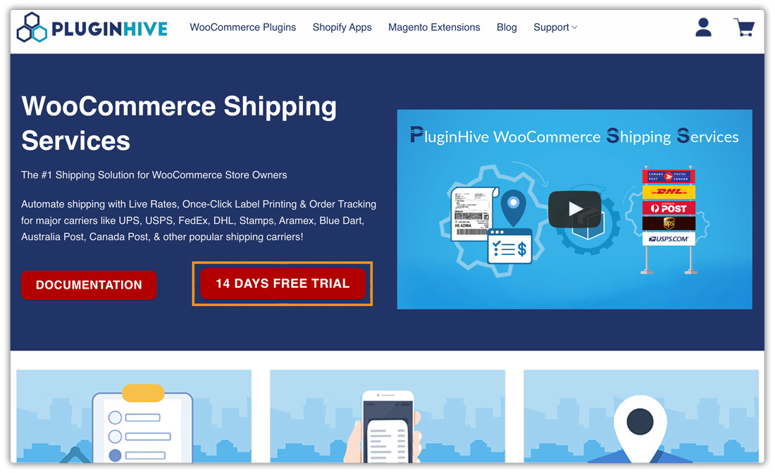 Install page