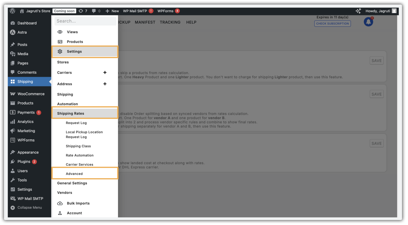advanced settings path