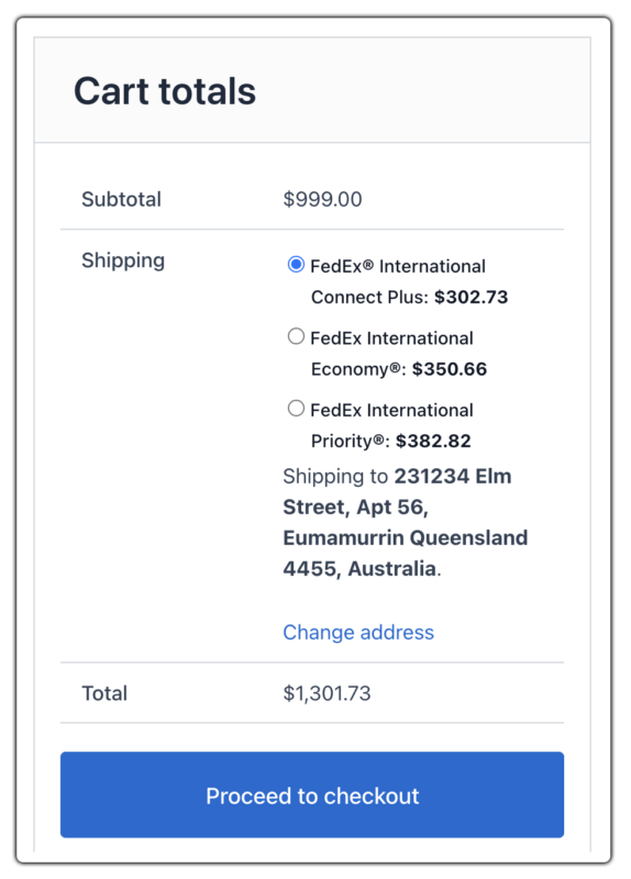 woocommerce checkout page
