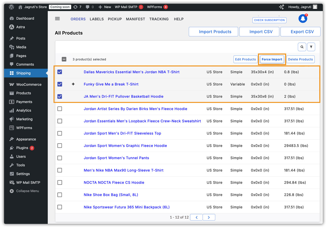 force import products