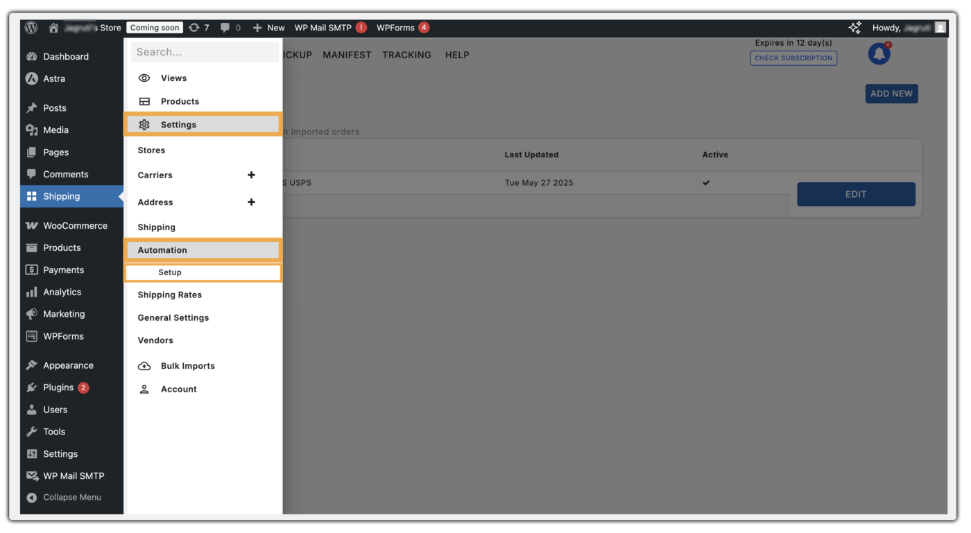 auto setup path