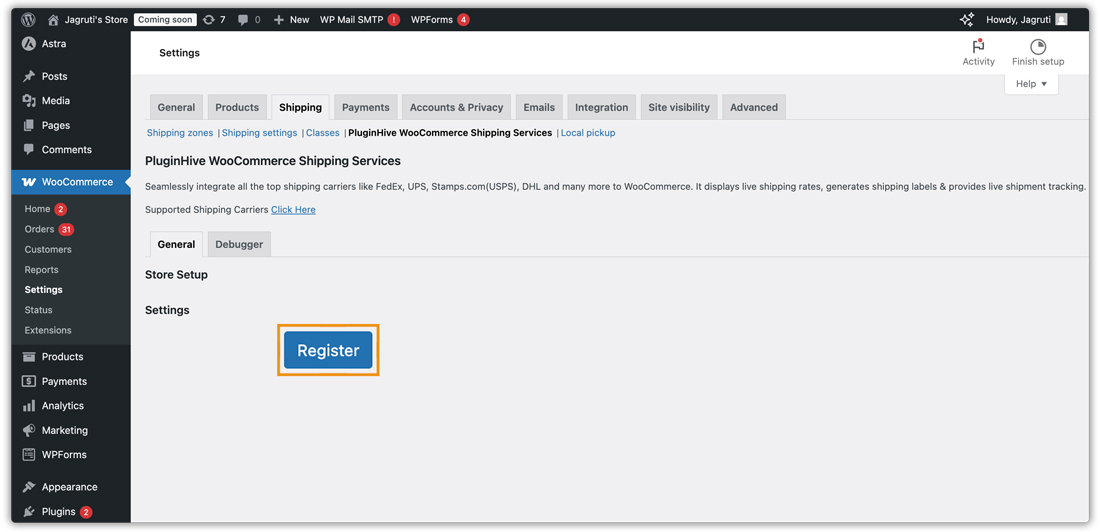 plugin register