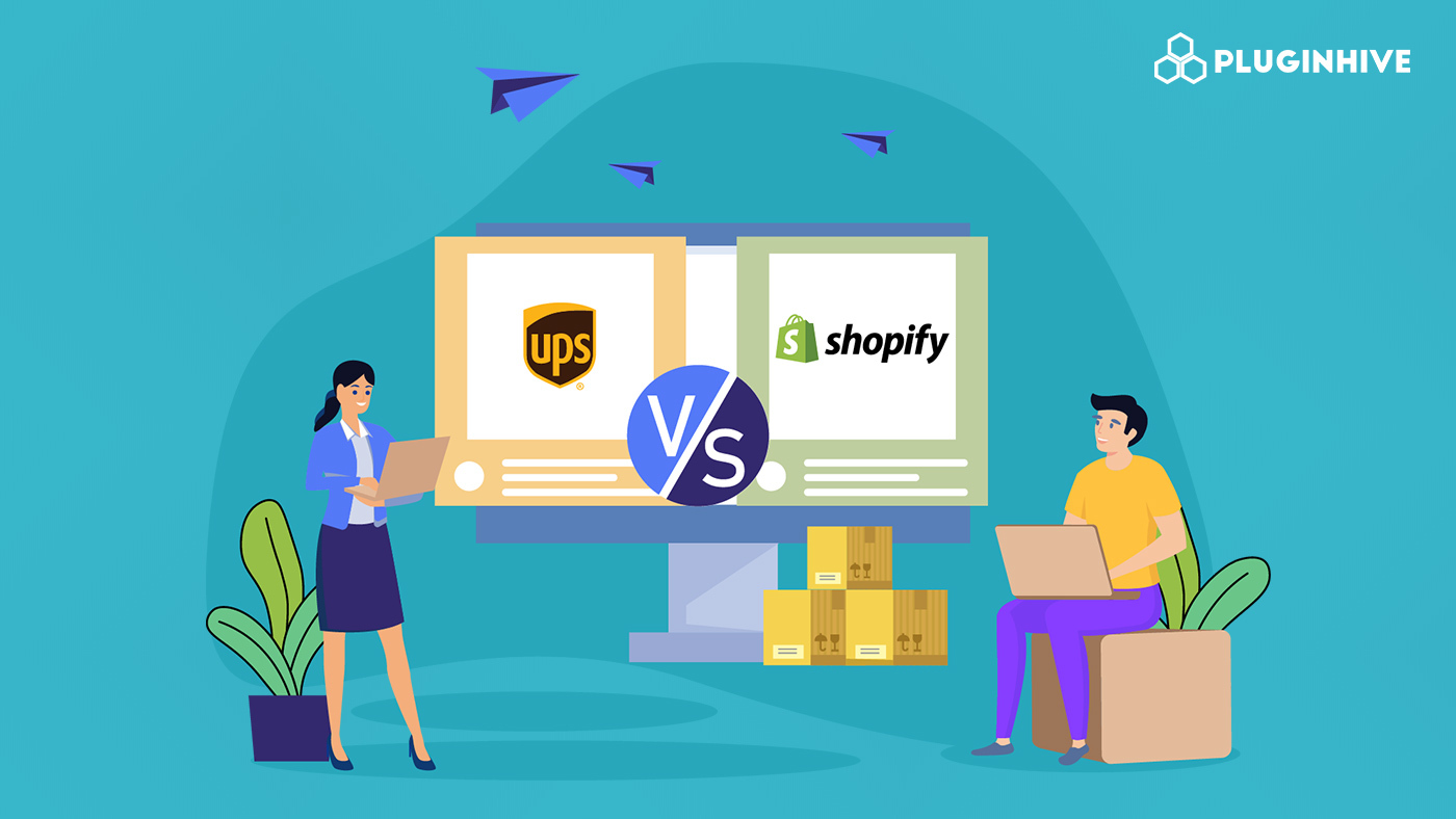 shopify shipping vs ups account