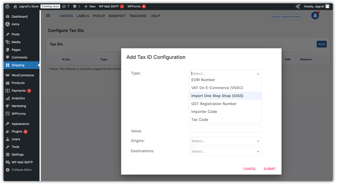 tax id