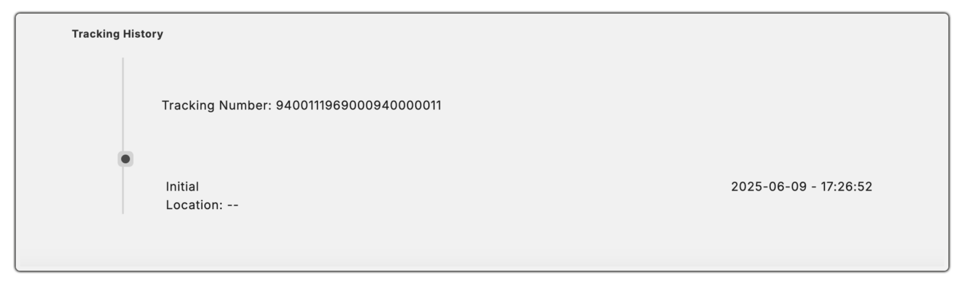 usps tracking status