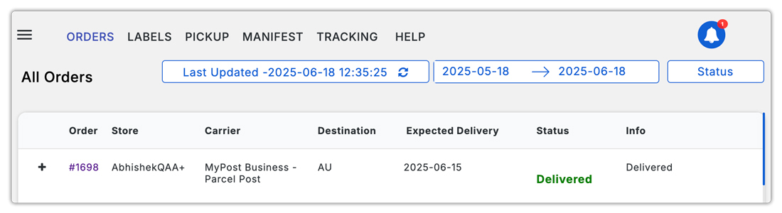 australia post tracking