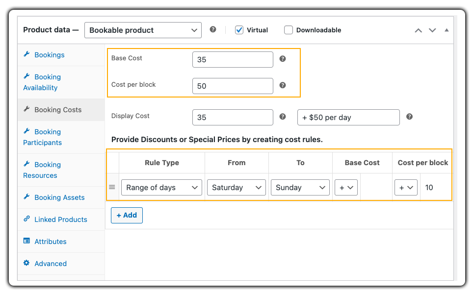 woocommerce equipment rentals