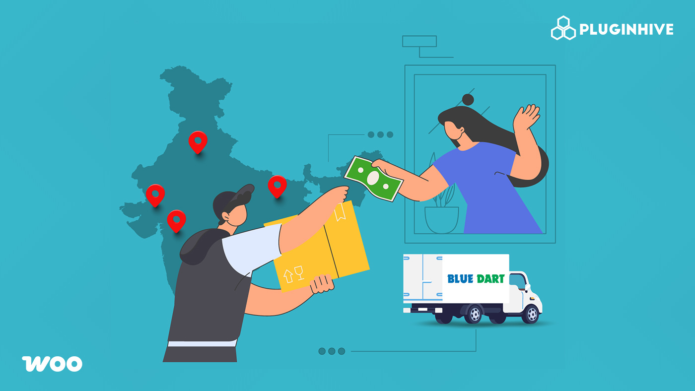woocommerce blue dart cod