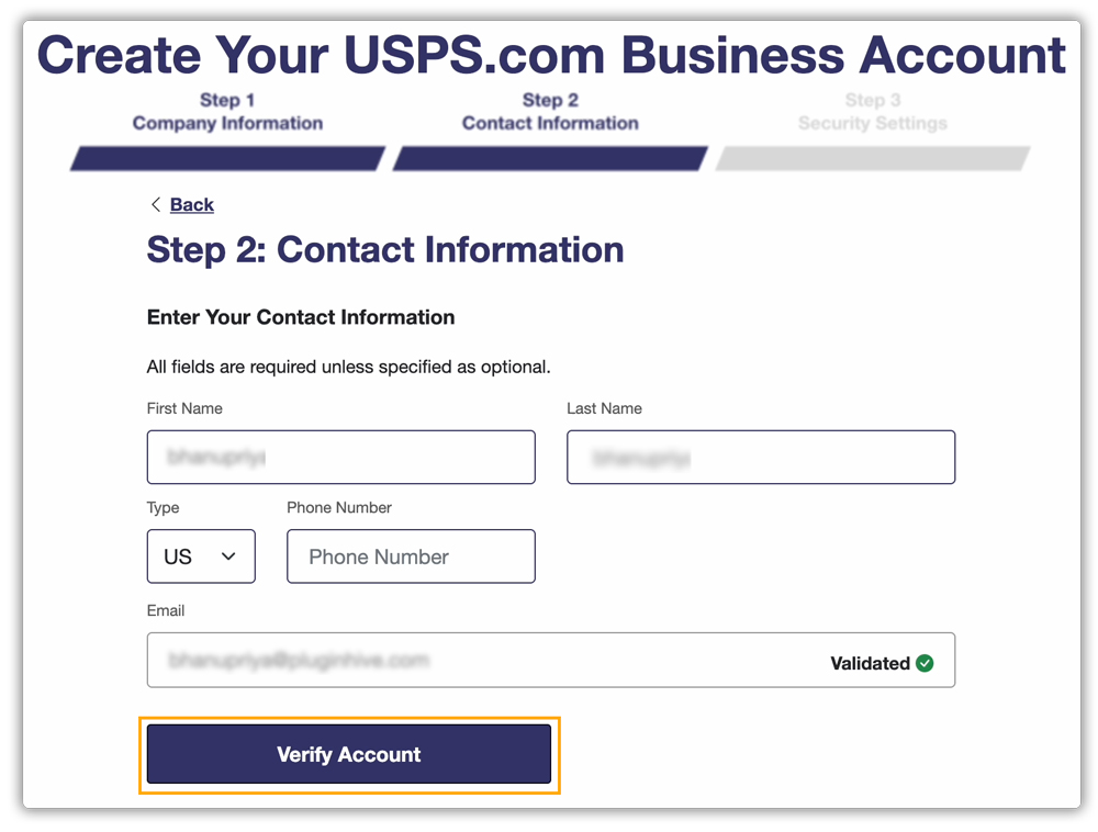 add contact details