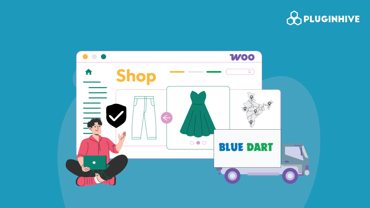 blue dart for indian woocommerce stores