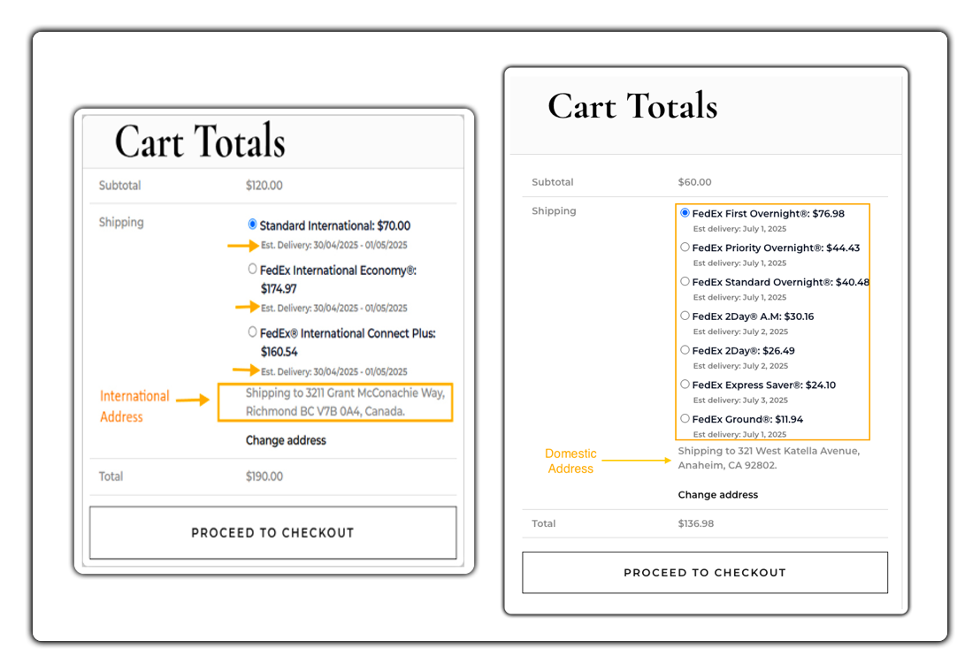 carrier delivery date on woocommerce checkout