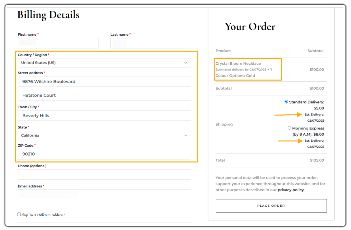 Customer Location Adds Time