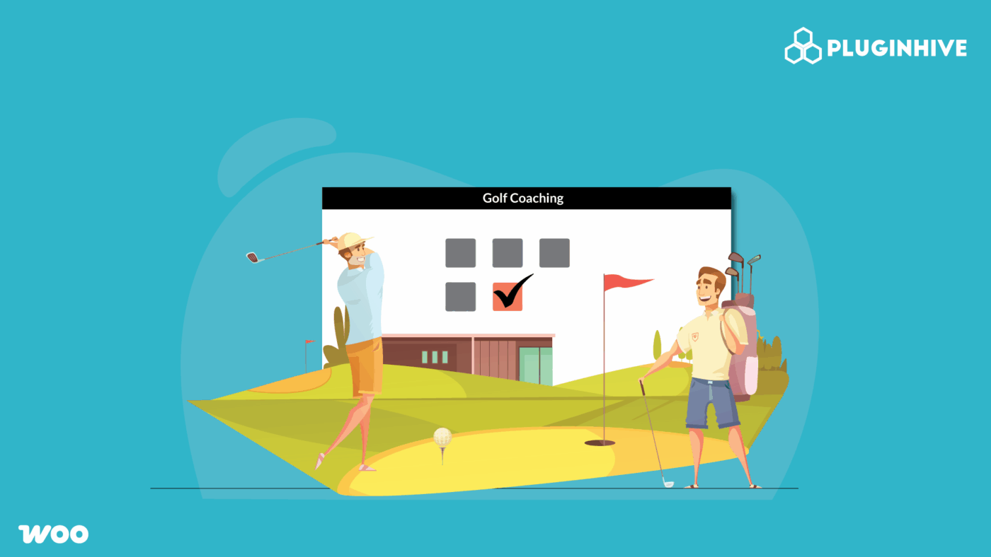 golf booking woocommerce