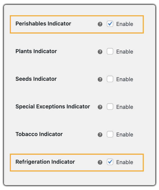 plugin setting for perishable product