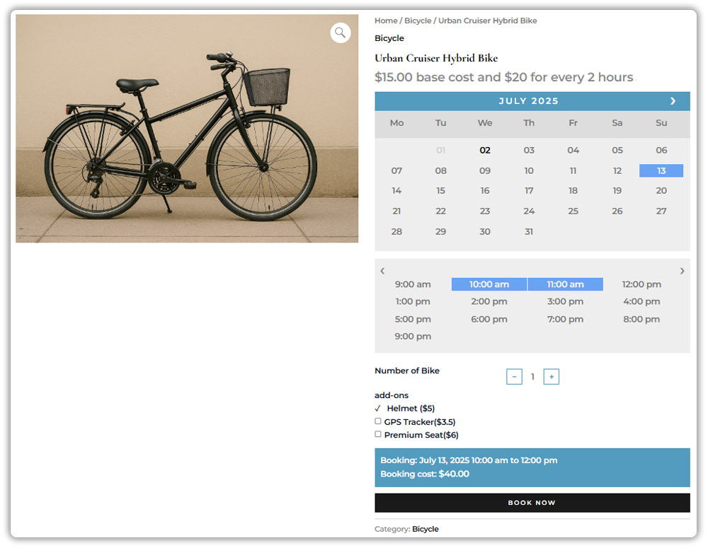 bicycle rental